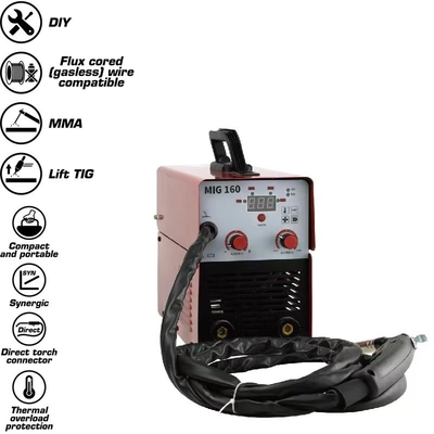 MIG160 120A 80% Efficiency MIG MMA Welder IGBT Inverter Technology