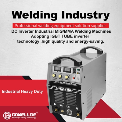 220V/200A, IGBT Tube Technology, DC Inverter Portable MIG Welding Machine MIG250GF