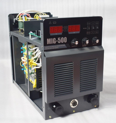 Igbt Inverter Welding Machine Industrial MIG500, Mig Mma Welder 15KG Type Of Wire Insulation Class F Separated Feeder